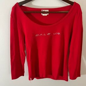 Dale Earnhardt Jr. Chase Authentics Women NASCAR Gem Long Sleeve Shirt Size XL